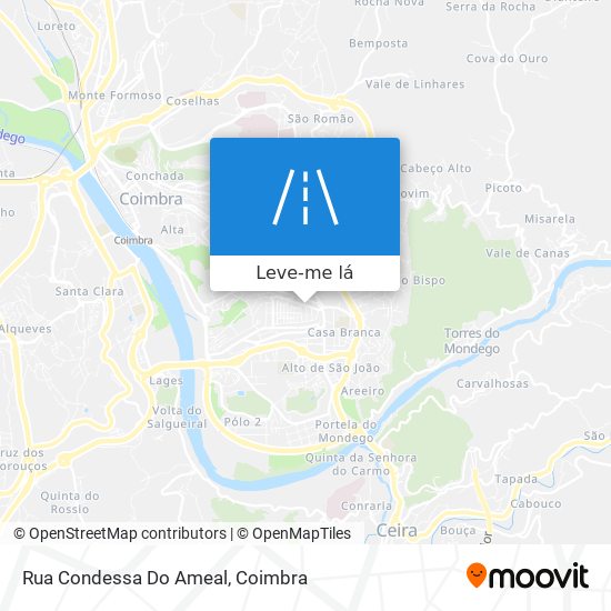 Rua Condessa Do Ameal mapa
