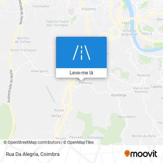 Rua Da Alegria mapa