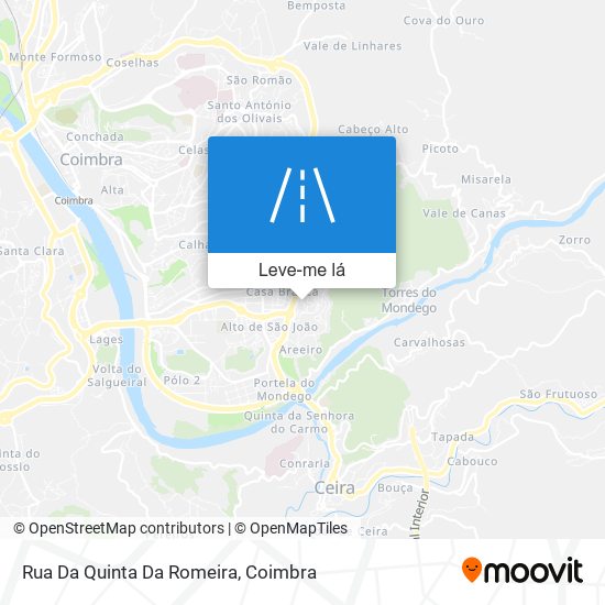 Rua Da Quinta Da Romeira mapa