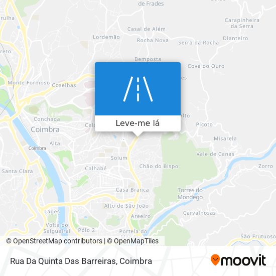 Rua Da Quinta Das Barreiras mapa