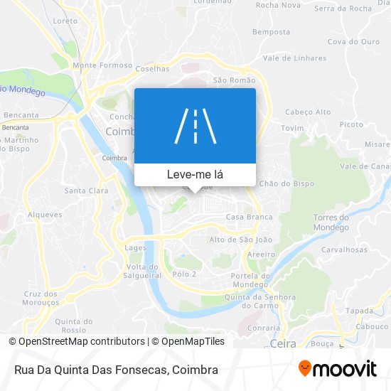 Rua Da Quinta Das Fonsecas mapa