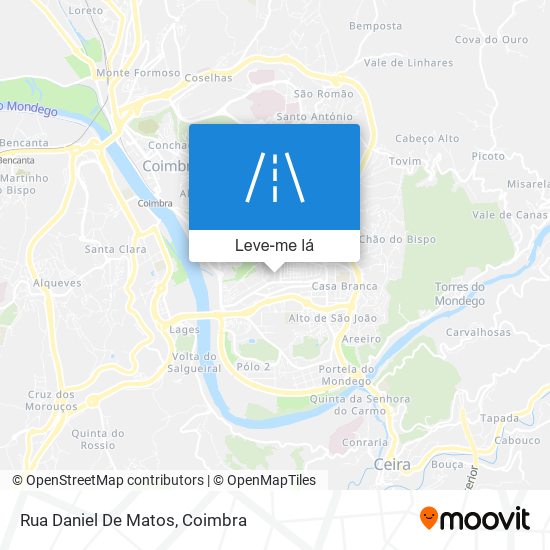 Rua Daniel De Matos mapa