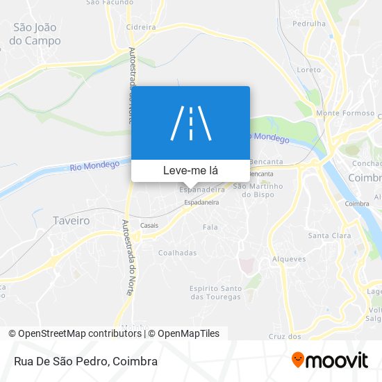 Rua De São Pedro mapa