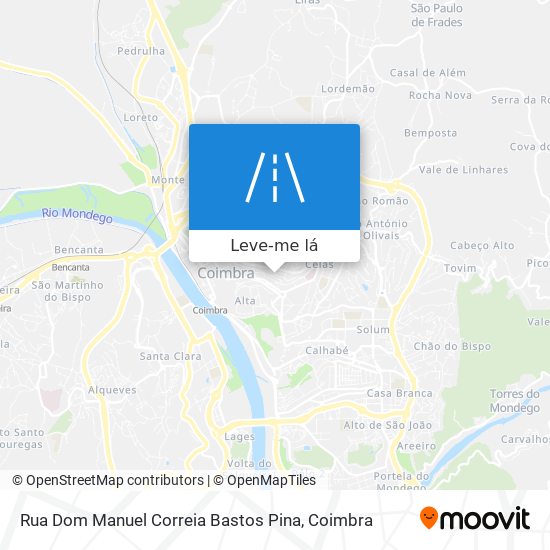 Rua Dom Manuel Correia Bastos Pina mapa