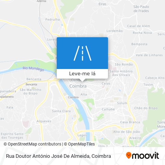 Rua Doutor António José De Almeida mapa