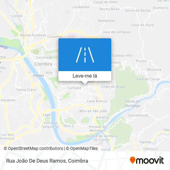Rua João De Deus Ramos mapa