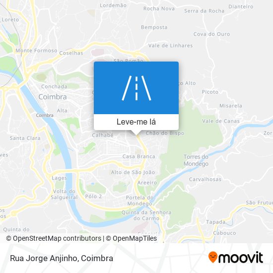 Rua Jorge Anjinho mapa