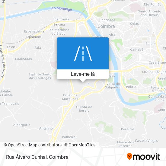 Rua Álvaro Cunhal mapa
