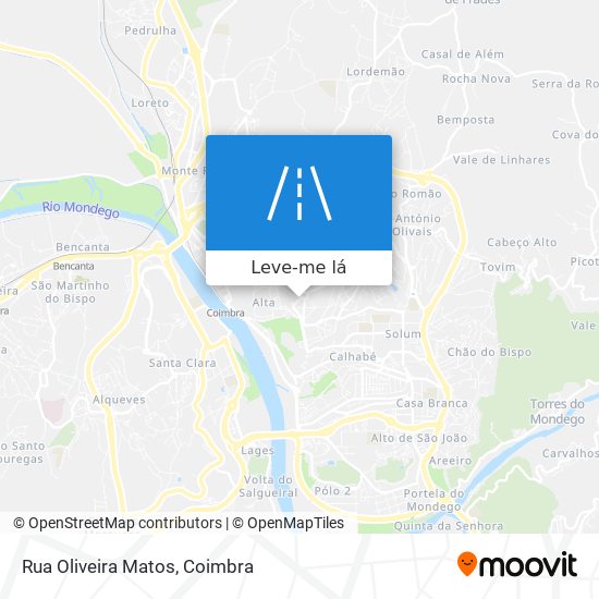 Rua Oliveira Matos mapa