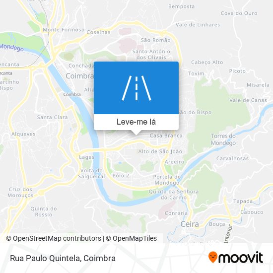 Rua Paulo Quintela mapa
