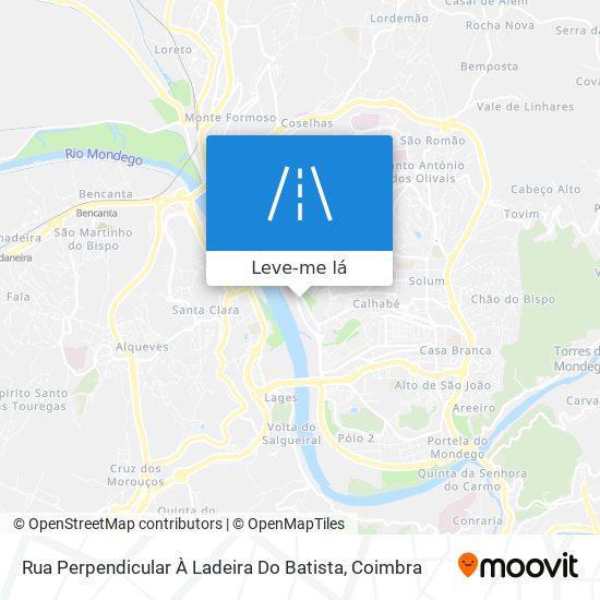 Rua Perpendicular À Ladeira Do Batista mapa
