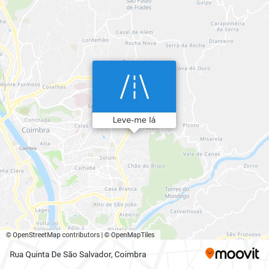 Rua Quinta De São Salvador mapa