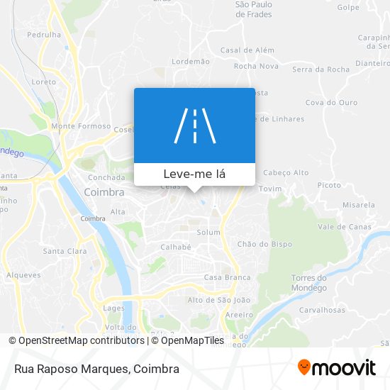 Rua Raposo Marques mapa