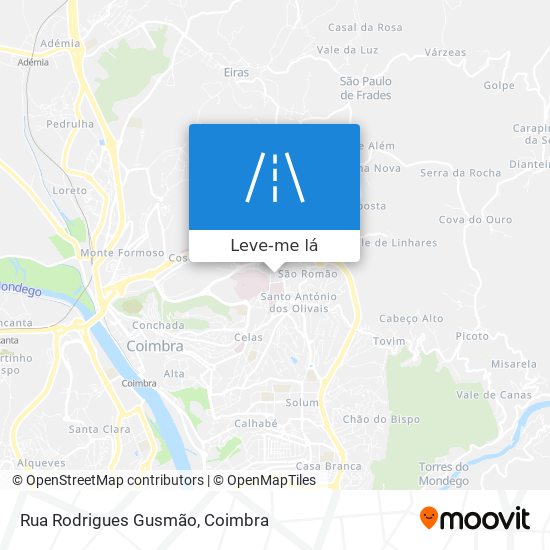 Rua Rodrigues Gusmão mapa
