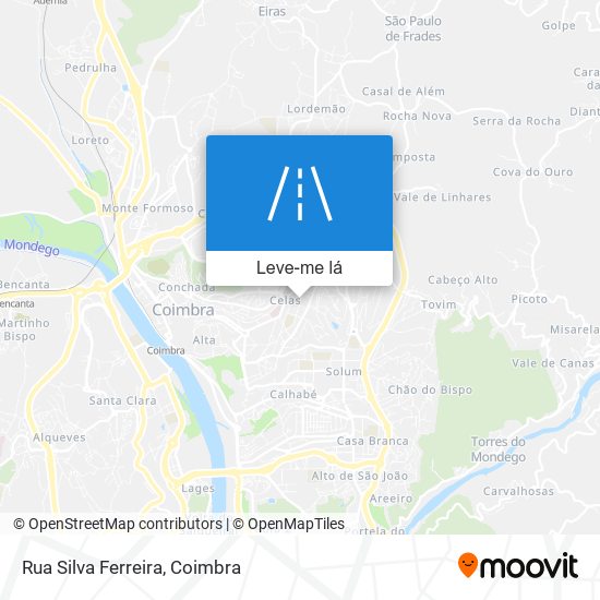 Rua Silva Ferreira mapa