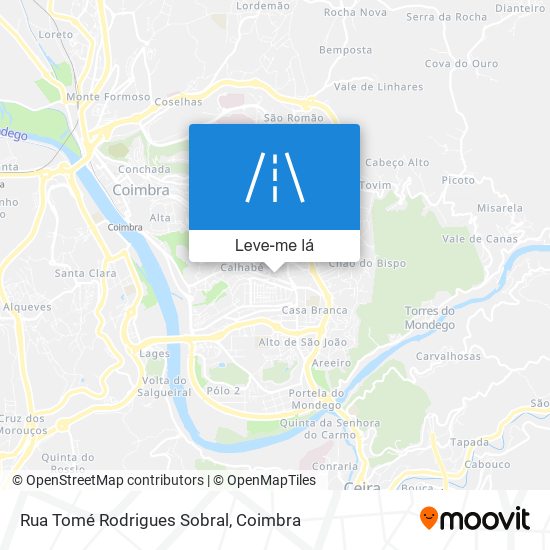 Rua Tomé Rodrigues Sobral mapa