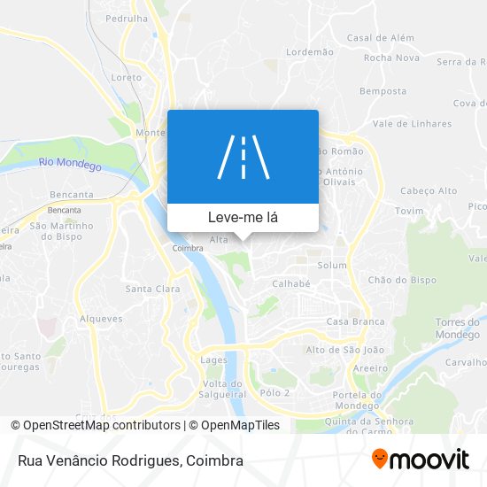 Rua Venâncio Rodrigues mapa