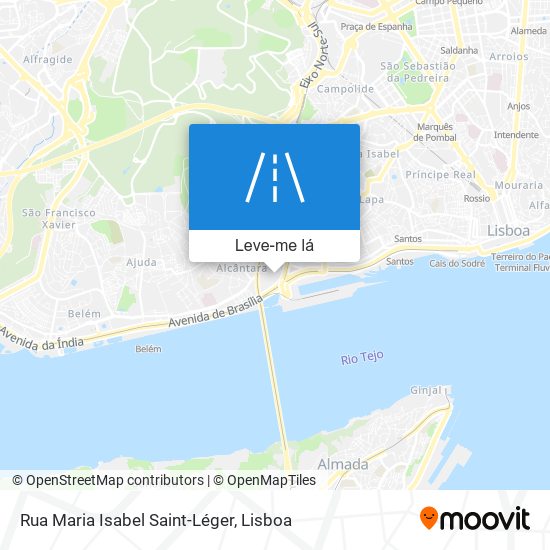 Rua Maria Isabel Saint-Léger mapa