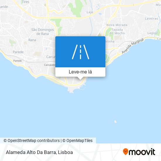 Alameda Alto Da Barra mapa