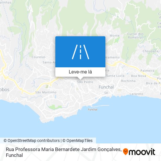 Rua Professora Maria Bernardete Jardim Gonçalves mapa