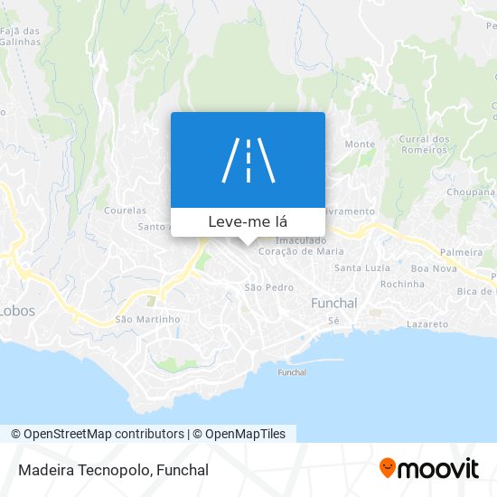 Madeira Tecnopolo mapa