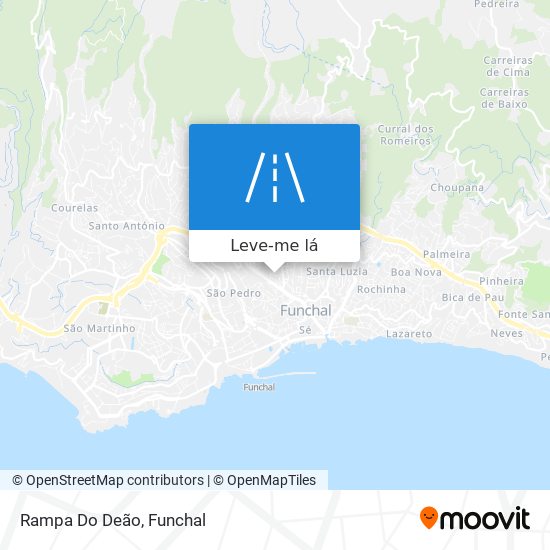 Rampa Do Deão mapa