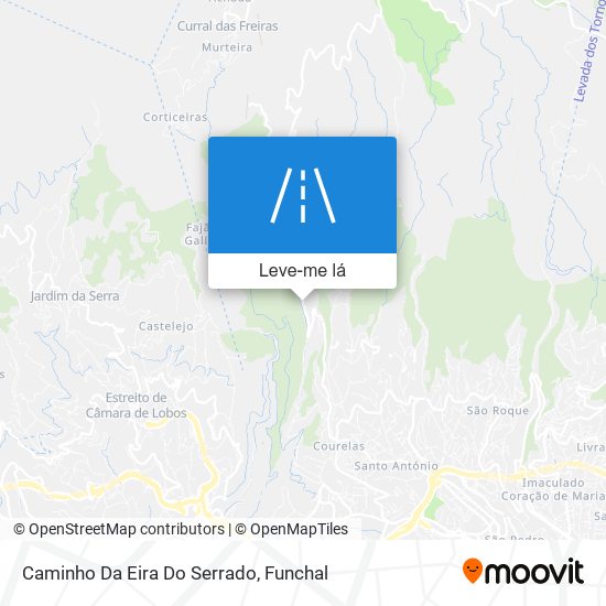 Caminho Da Eira Do Serrado mapa