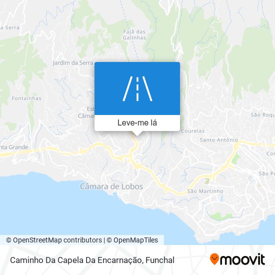 Caminho Da Capela Da Encarnação mapa