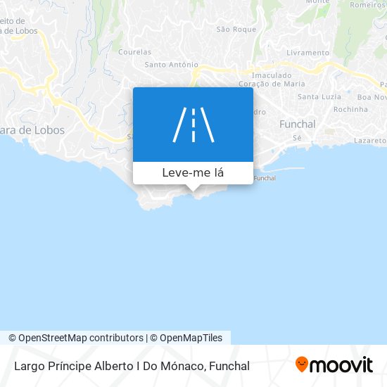 Largo Príncipe Alberto I Do Mónaco mapa
