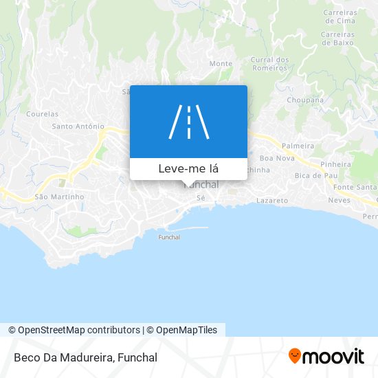 Beco Da Madureira mapa