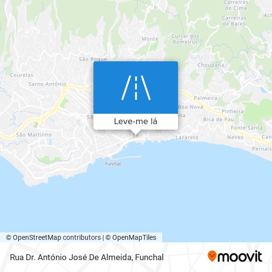 Rua Dr. António José De Almeida mapa