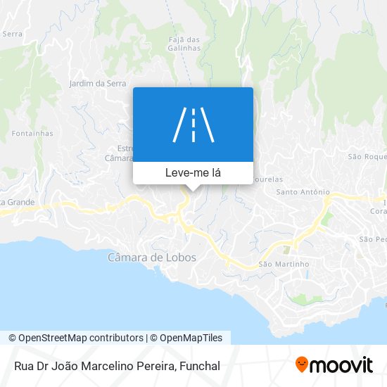 Rua Dr João Marcelino Pereira mapa