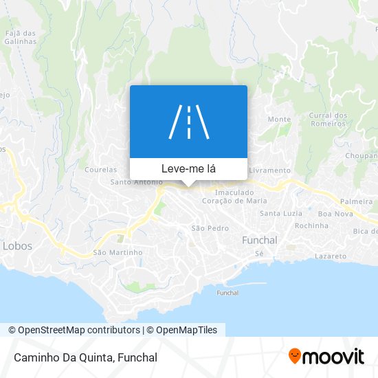 Caminho Da Quinta mapa