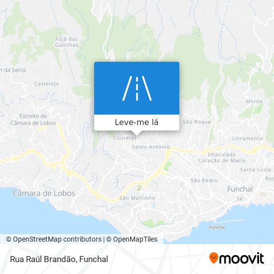 Rua Raúl Brandão mapa