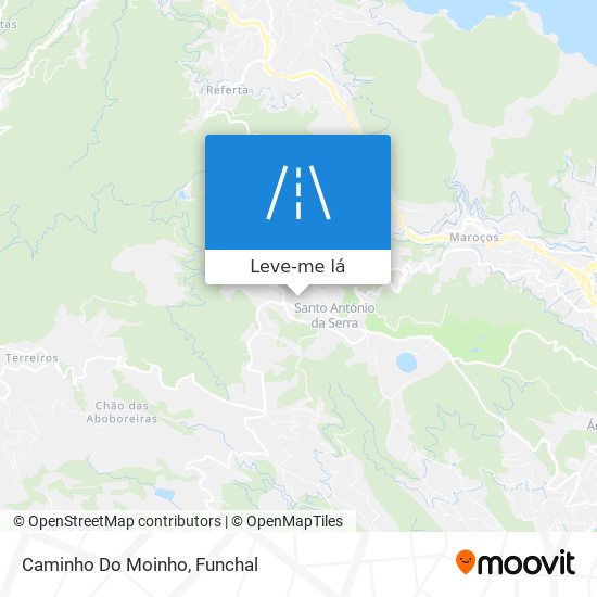 Caminho Do Moinho mapa