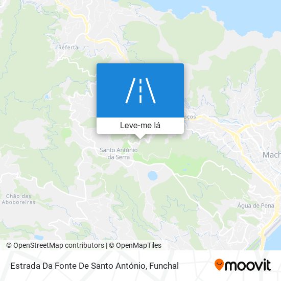 Estrada Da Fonte De Santo António mapa