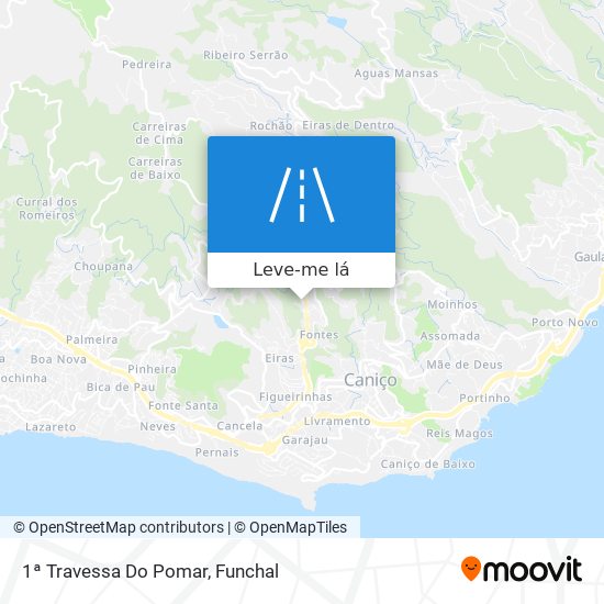 1ª Travessa Do Pomar mapa