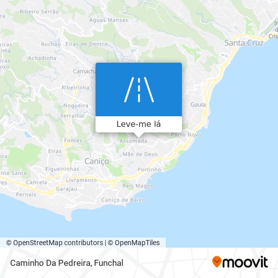 Caminho Da Pedreira mapa