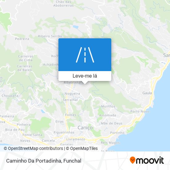 Caminho Da Portadinha mapa