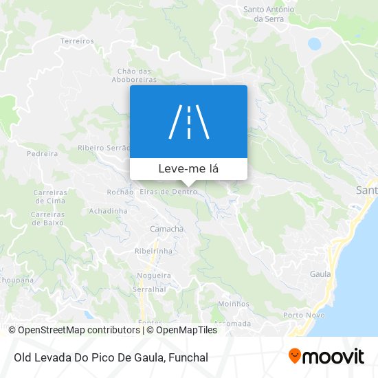 Old Levada Do Pico De Gaula mapa