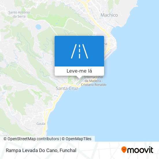 Rampa Levada Do Cano mapa