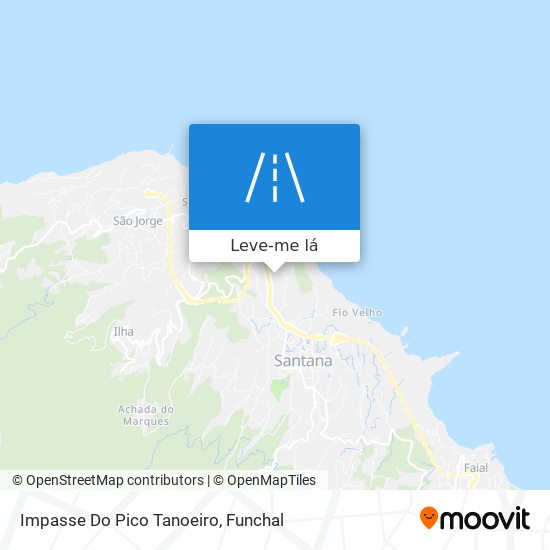 Impasse Do Pico Tanoeiro mapa