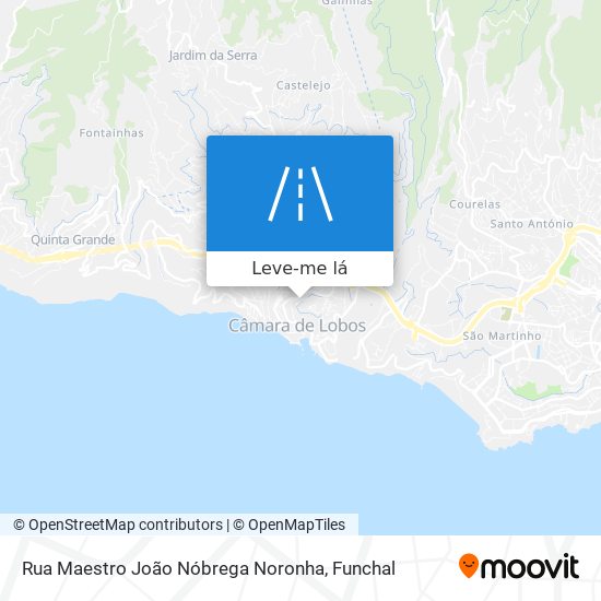 Rua Maestro João Nóbrega Noronha mapa