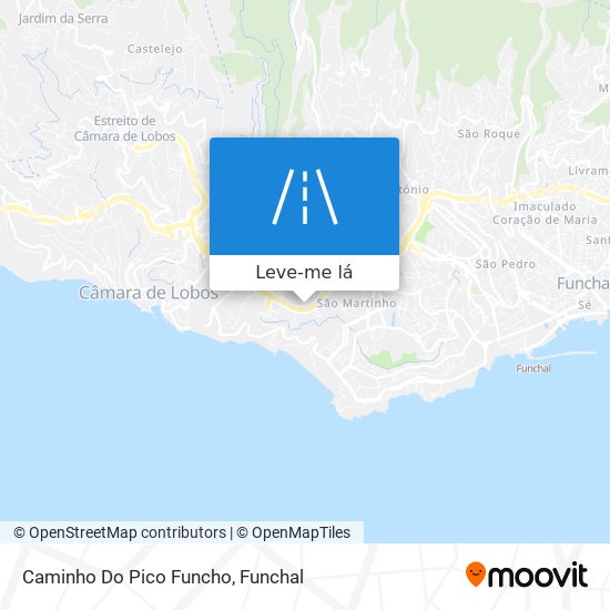Caminho Do Pico Funcho mapa