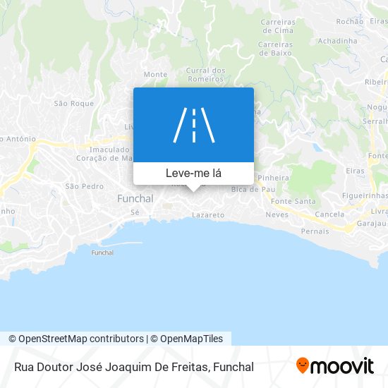 Rua Doutor José Joaquim De Freitas mapa