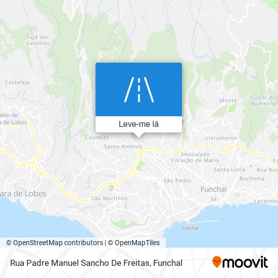Rua Padre Manuel Sancho De Freitas mapa