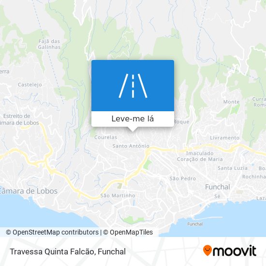 Travessa Quinta Falcão mapa