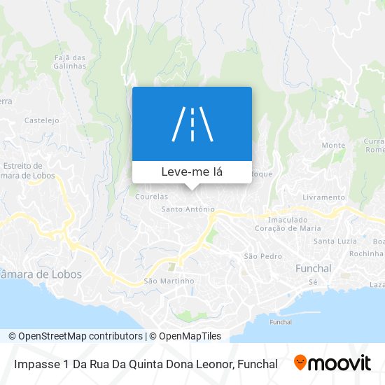 Impasse 1 Da Rua Da Quinta Dona Leonor mapa