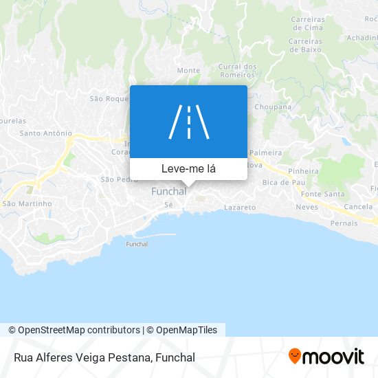 Rua Alferes Veiga Pestana mapa