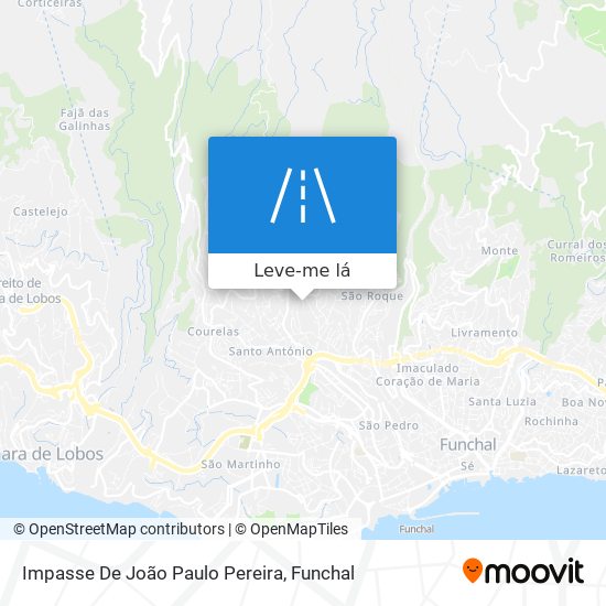 Impasse De João Paulo Pereira mapa